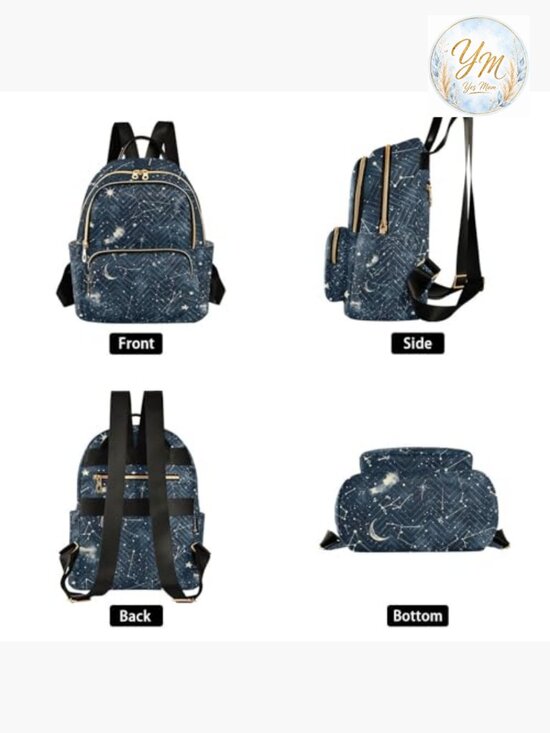 Mini Quilted Nylon Backpack for Women Lightweight Travel Bag Daypack main image 6